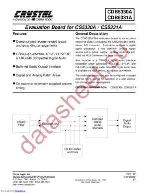 CDB5331A datasheet  
