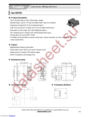 CDEP105NP-2R5MC-50 datasheet  