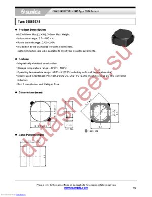 CDRH5D28NP-270NC datasheet  