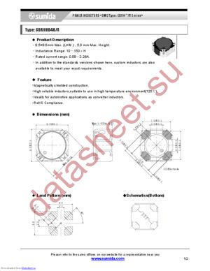 CDRH8D48 datasheet  