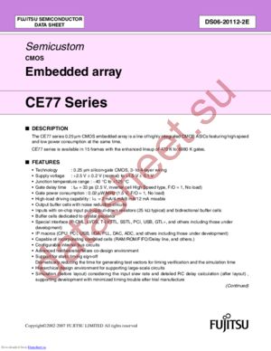 CE77 datasheet  
