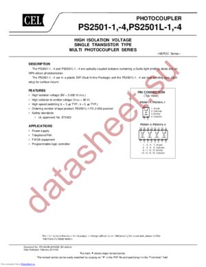 PS2501L-1Y-A datasheet  