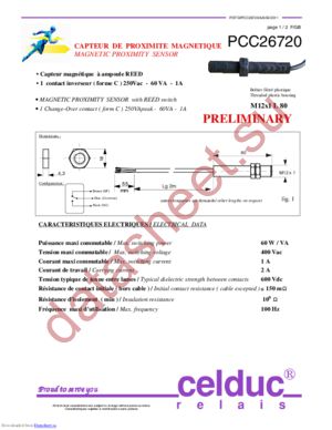 PCC26720 datasheet  