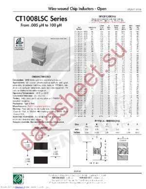 CT1008LSCK-270K datasheet  