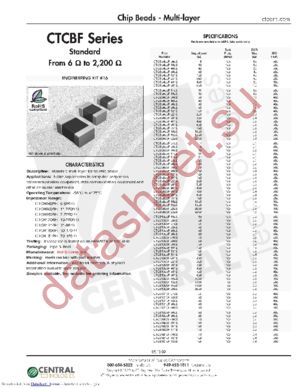 CTCB0402F-400S datasheet  