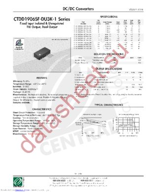 CTDD1906SF-0515-DU3K-1 datasheet  