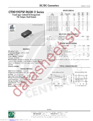 CTDD1907SF-1205-DU3K-2 datasheet  