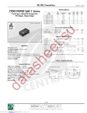 CTDD1909SF-1209-S6K-1 datasheet  