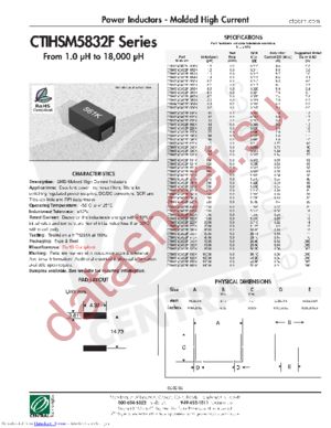 CTIHSM5832F-330K datasheet  