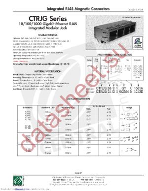 CTRJG26S6GGU1012B datasheet  