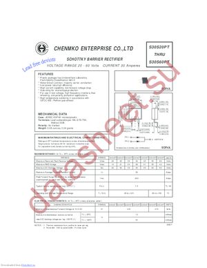 S30S30PT datasheet  