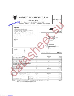 SMD210APT datasheet  