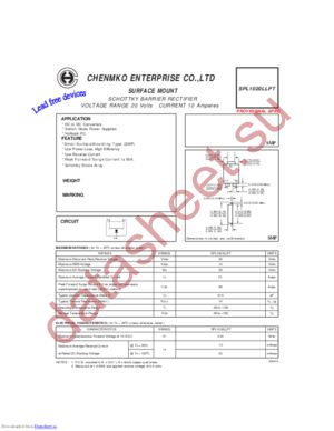 SPL1020LLPT datasheet  