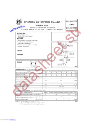 SPL620CTPT datasheet  