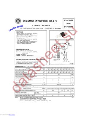 U10C40PT datasheet  