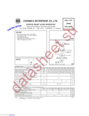 UPL18PT datasheet  