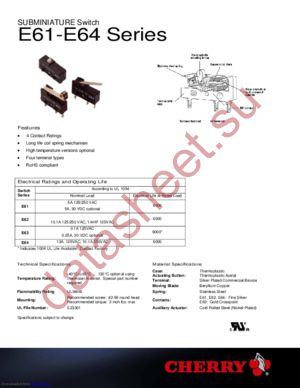 0E6210K0 datasheet  