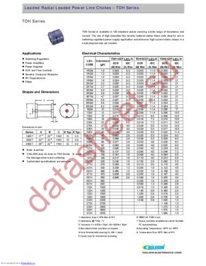 TDH1920T-L820K-N datasheet  