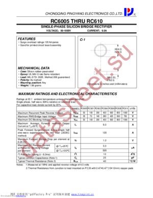 RC601 datasheet  