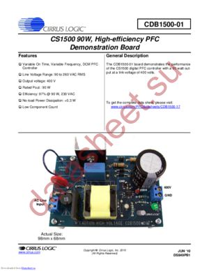 CDB1500-01 datasheet  