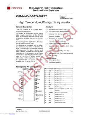 CHT-744040A-CSOIC16-T datasheet  