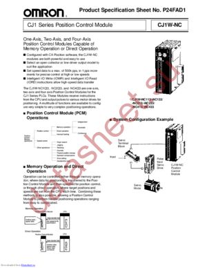 CJ1W-NC133 datasheet  