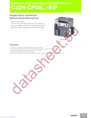 CJ2H-CPU67-EIP datasheet  
