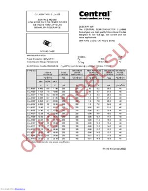 CLL4112LEADFREE datasheet  