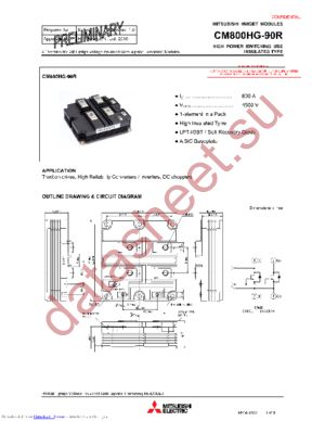CM1200HC-90R datasheet  