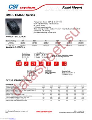 CMA4890E datasheet  