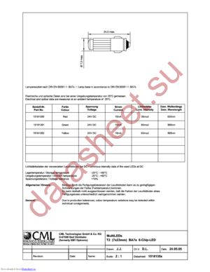 15181350 datasheet  