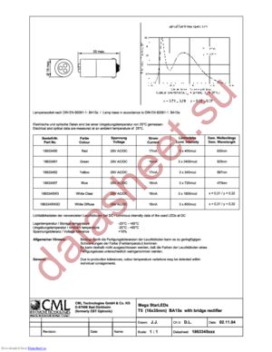 18633457 datasheet  