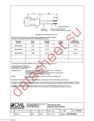 1980100352900 datasheet  