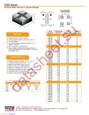 CMS305 datasheet  