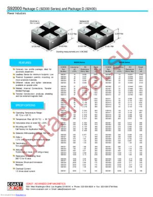 S92430 datasheet  