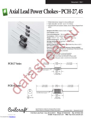 PCH-27-105L datasheet скачать даташит