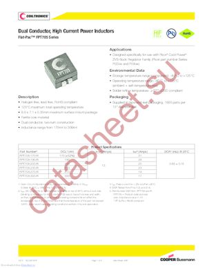 FPT705-300-R datasheet  