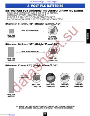 COMP-109 datasheet  