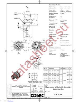 43-01033 datasheet  