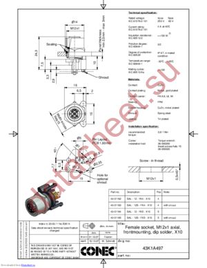 43-01165 datasheet  