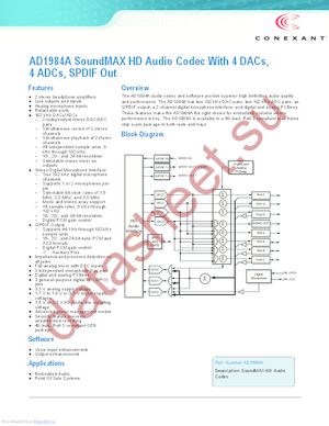 AD1984A datasheet  