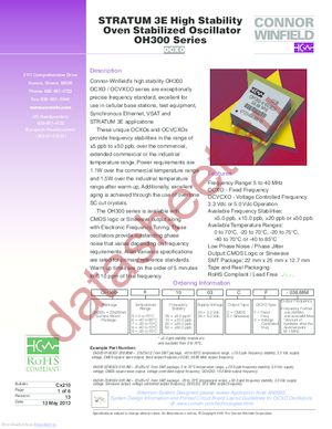 OH300-61003CV-020.0M datasheet  