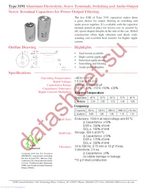 3191EC103M055BPA1 datasheet  