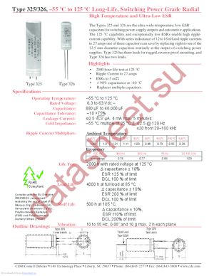 325622U025GT1 datasheet  