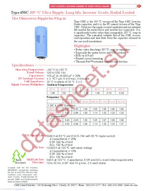 450C302T160AH0 datasheet  