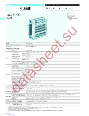 FCA200F-24 datasheet  