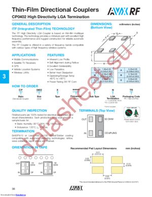 CP0402A0897BL datasheet  