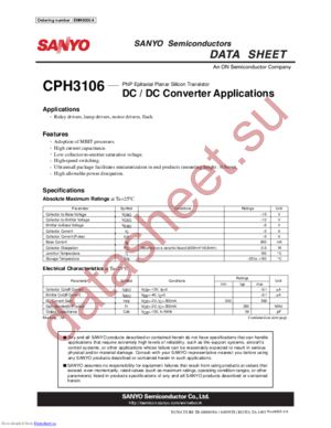 CPH3106_04 datasheet  