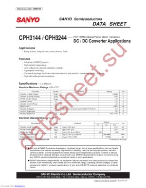 CPH3144_11 datasheet  