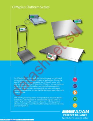 CPW PLUS 150M datasheet  